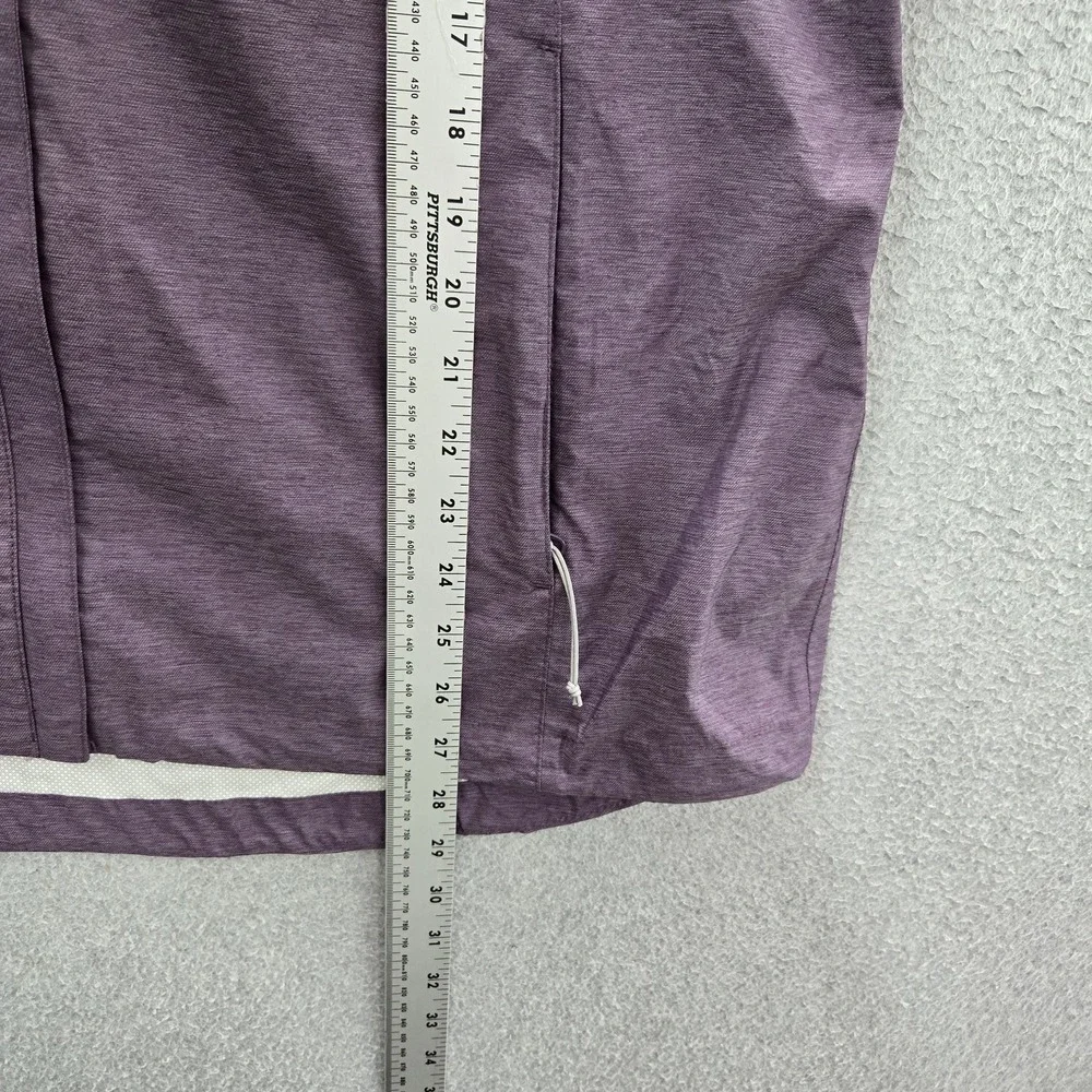 Paradox Women‎ Jacket XL Purple Nylon Activewear Zipper Long Sleeve